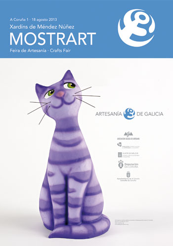 Cartel Mostrart Feira de Artesan&iacute;a de Galicia 