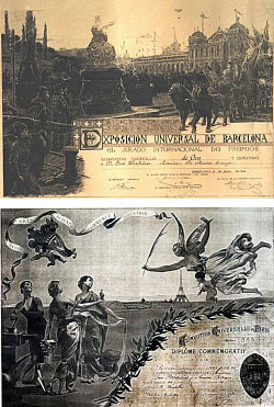 Cartel Exposici&oacute;n Universal de Barcelona, 1888